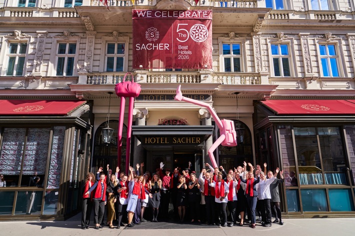Hotel Sacher Wien ist auf Platz 42 in „The 50 Best Hotels“
