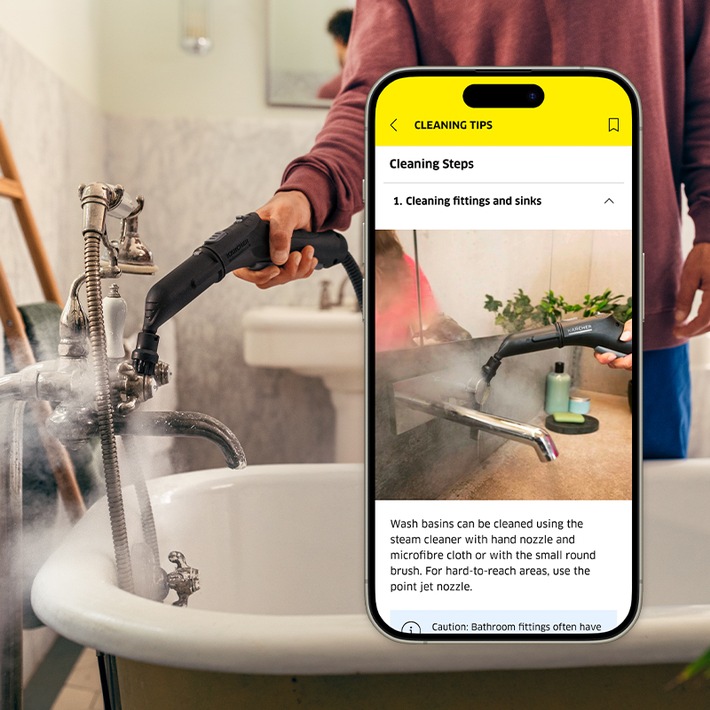 Pressemitteilung: Kärcher Home & Garden App – der smarte Reinigungsexperte