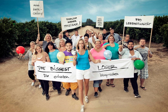 100 Kilo in einer Woche: Kickbox-Weltmeisterin Dr. Christine Theiss treibt "The Biggest Loser"-Kandidaten zu Höchstleistungen an - ab Mittwoch, 8. Januar 2014, um 20.15 Uhr in SAT.1 (FOTO)