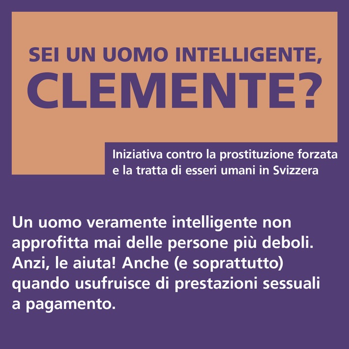 Campagna di prevenzione "Sei un uomo intelligente, Clemente?": un primo bilancio