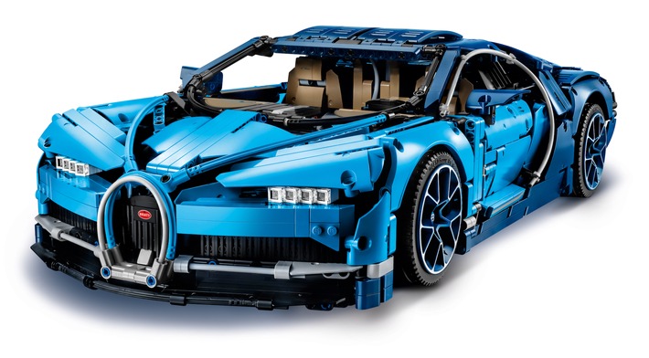 Weltpremiere: Der neue LEGO® Technic Bugatti Chiron / Perfektes Zusammenspiel von Design, Technik und Bausteinen