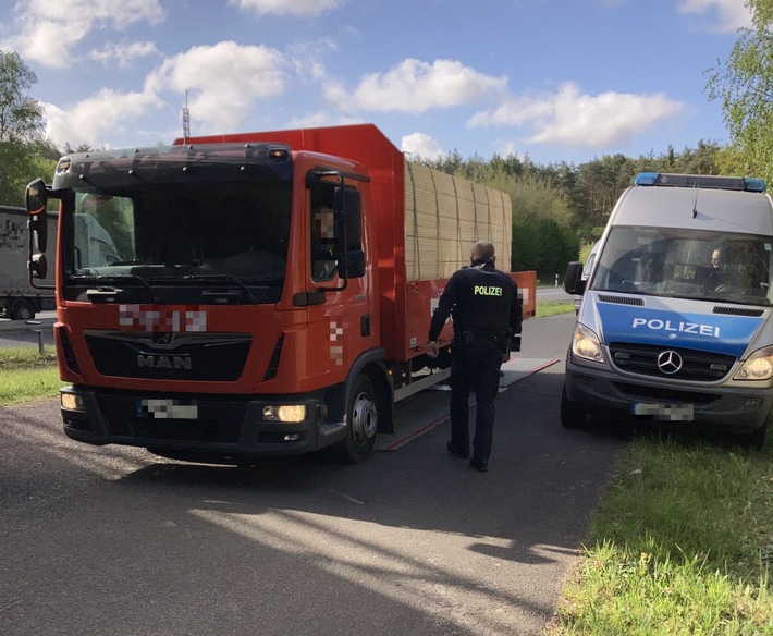 POL-OF: Zahlreiche Verstöße bei LKW-Kontrollen festgestellt