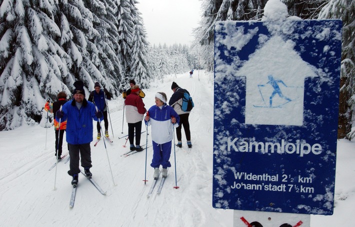 Winter im Erzgebirge