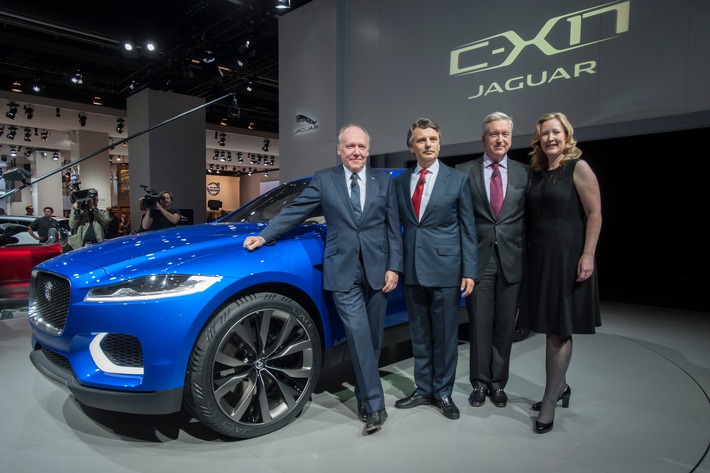 Jaguar enthüllt seine erste Sports-Crossover-Studie und kündigt gleichzeitig eine neue Mittelklasselimousine auf einer völlig neuen, leichten Aluminium-Architektur an (BILD)