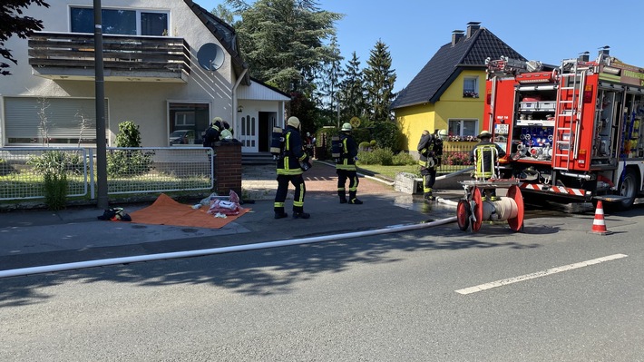 FW-DO: Garagenbrand in Wickede