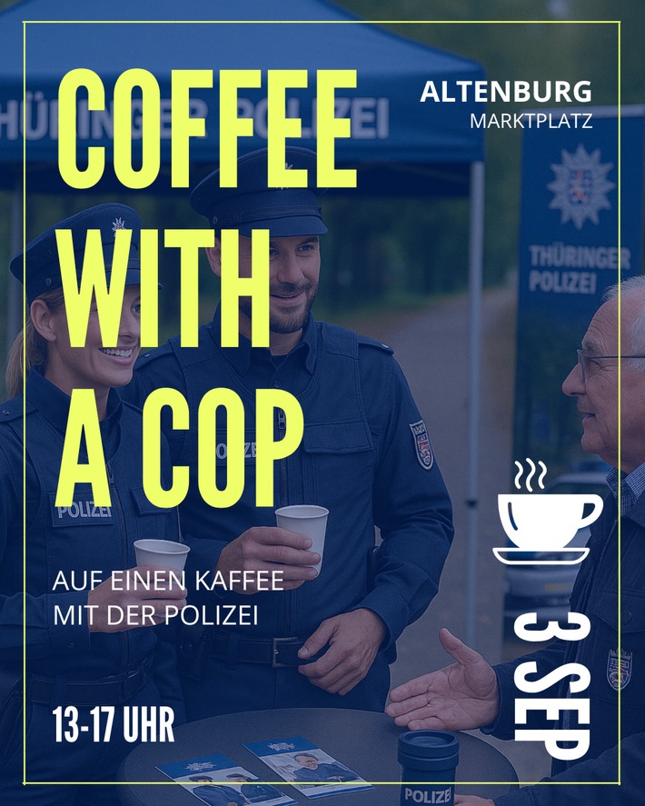 LPI-G: "Coffee with a Cop" - auf einen Kaffee mit der Polizei