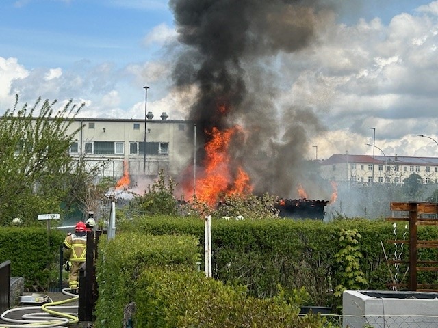 POL-PPWP: Brand einer Gartenlaube