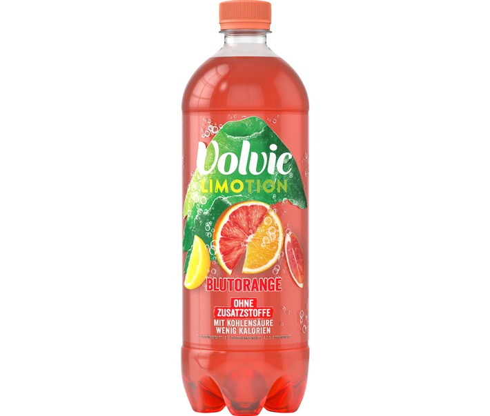Volvic Limotion lanciert neue Sorte "Blutorange"