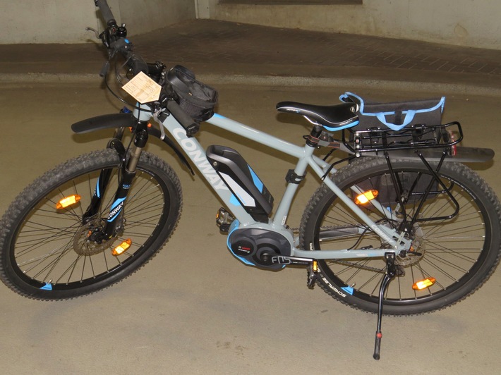 POL-MR: E-Bike sichergestellt - Eigentümer unbekannt