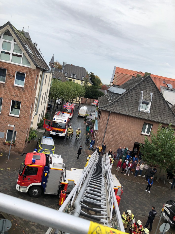 FW Xanten: Brand in einem Hotel