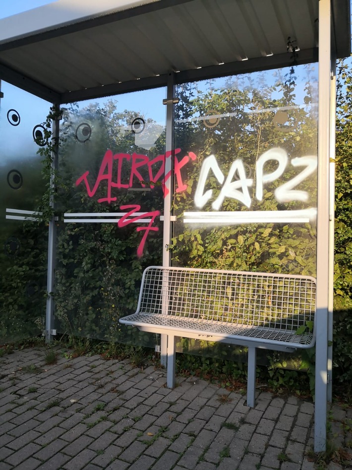 POL-HOL: Diverse Sachbeschädigungen durch Graffiti