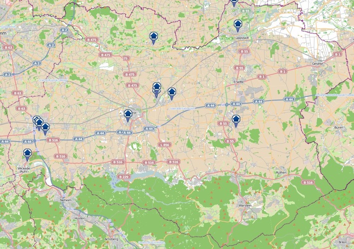 POL-SO: Kreis Soest - Wohnungseinbruchradar