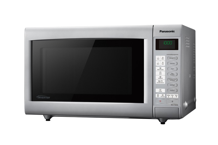 Panasonic Kombigerät NN-CT565M mit Inverter-Mikrowelle, Grill und Ofen / Kompaktes 3-in-1 Gerät für die schnelle, vielseitige Genussküche