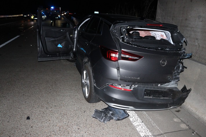 POL-MS: Vier Schwerverletzte nach Unfall auf der Autobahn 1