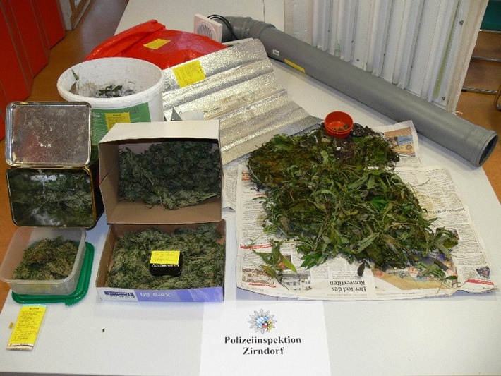 POL-MFR: (2156) Ca. ein Kilogramm Cannabis sichergestellt