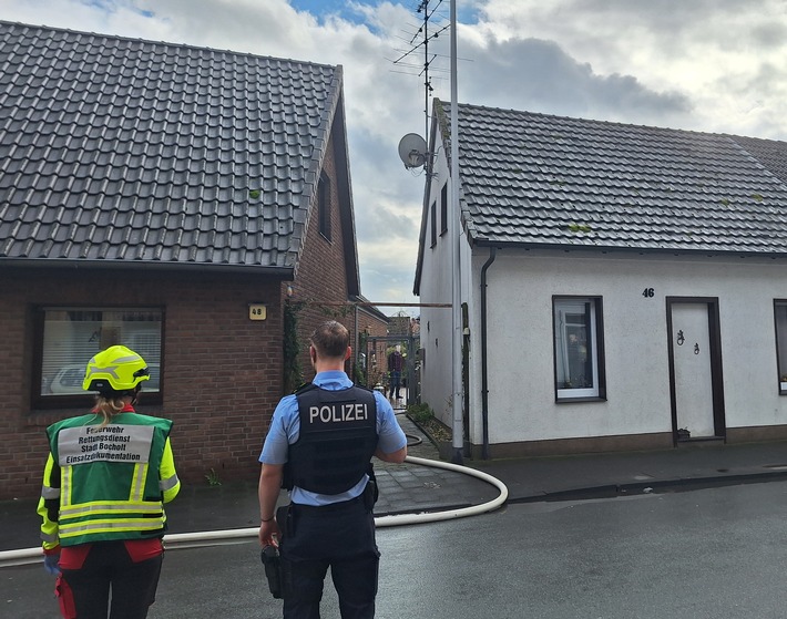 FW Bocholt: Küchenbrand in Bocholt