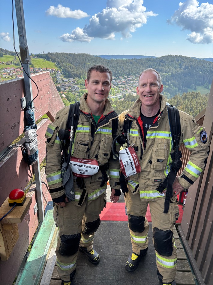 FW Konstanz: Vier erste Plätze beim 3. Schonacher Schanzenlauf für die Konstanzer Feuerwehr