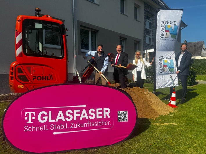 Mehr Glasfaser für Mieter in Schleswig-Holstein: GEWOBA Nord und Telekom unterzeichnen Kooperationsvertrag