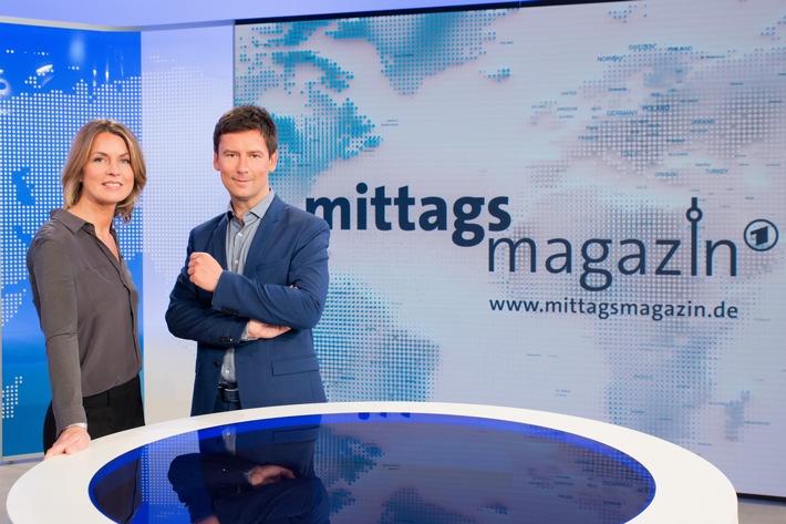 Ab 2. Januar aus Berlin: ARD-Mittagsmagazin startet mit Jessy Wellmer und Sascha Hingst