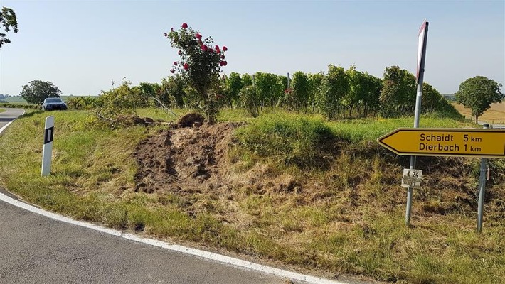 POL-PDLD: Zeugen nach Verkehrsunfallflucht gesucht