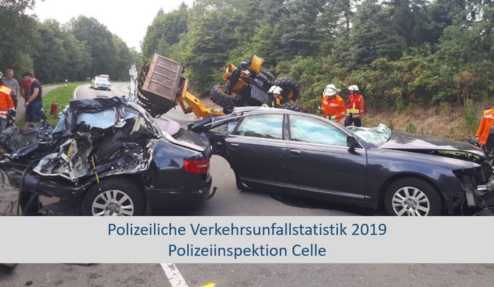 POL-CE: Celle - Veröffentlichung der Verkehrsunfallstatistik 2019 für den Bereich der Stadt und des Landkreis Celle