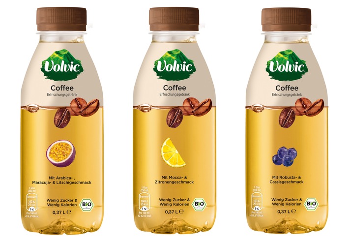 Volvic Coffee: Kaffeenote mit Fruchtkonzert / Ab sofort kann Kaffee auch erfrischen ohne Koffeinschock, selbstverständlich! (FOTO)