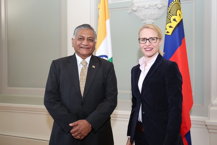 ikr: Aurelia Frick diskutiert Freihandelsabkommen mit indischem Staatsminister