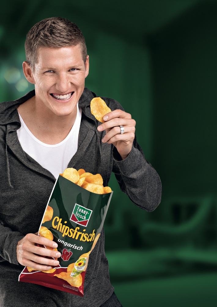 Bastian Schweinsteiger neuer Chips-Star von &quot;funny-frisch&quot;