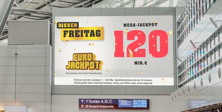 Eurojackpot: Mehr geht nicht / Jackpot jetzt bei 120 Millionen Euro