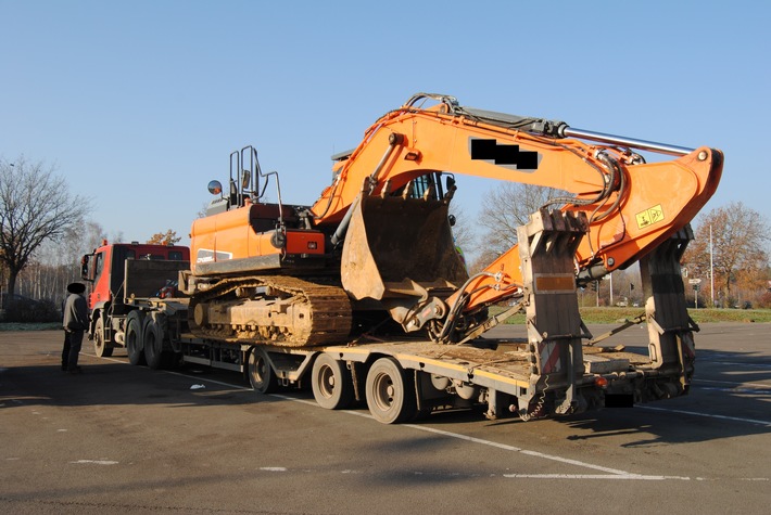 POL-PDKL: A6/Ramstein-Miesenbach, Verkehrsunsicherer Schwertransport