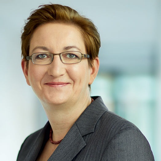Bundesbauministerin Klara Geywitz kommt zum 11. Internationalen Architektur-Kongress