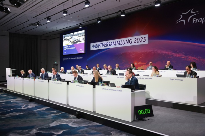Fraport-Hauptversammlung: Breite Zustimmung zu allen Tagesordnungspunkten