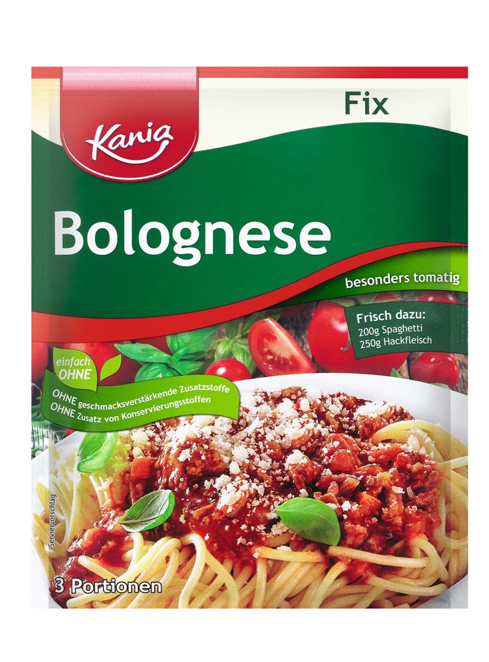 Der Schweizer Hersteller HACO AG informiert über einen Warenrückruf der Produkte &quot;Kania Fix Nudel-Schinken Gratin&quot;, &quot;Kania Fix Bolognese&quot; und &quot;Kania Fix für Lasagne&quot;.