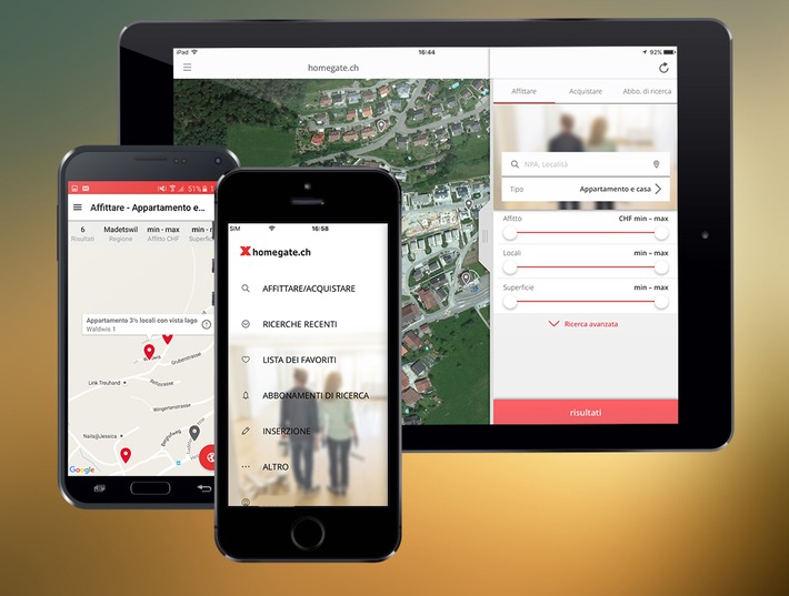 homegate.ch presenta le sue nuove app &amp;#8722; più intuitive, più veloci e con funzioni avanzate