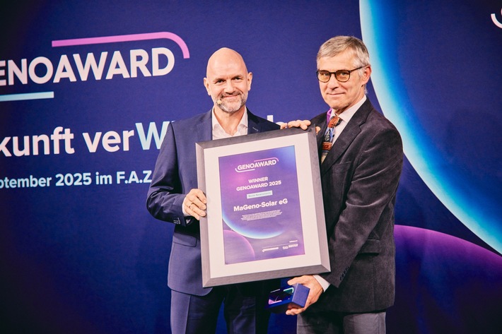 Fünf Genossenschaften mit dem GenoAward ausgezeichnet