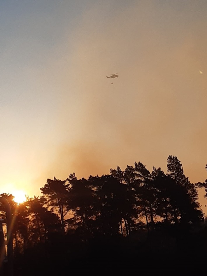 FW-Schermbeck: Unterstützung beim Waldbrand im Kreis Viersen