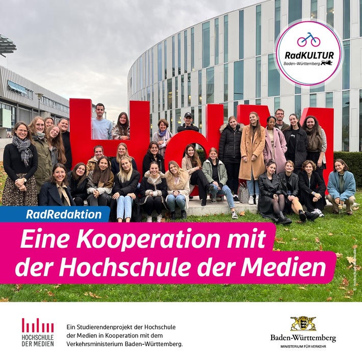 Film-Nachwuchs erzählt emotionale Geschichte über das Fahrrad / Kooperation der Initiative RadKULTUR und der Hochschule der Medien Stuttgart