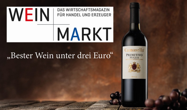 Bester Geschmack zu kleinem Preis: Süditalienischer Rotwein von NORMA zum Testsieger gekürt / Platz eins in der Kategorie "Weine unter drei Euro"