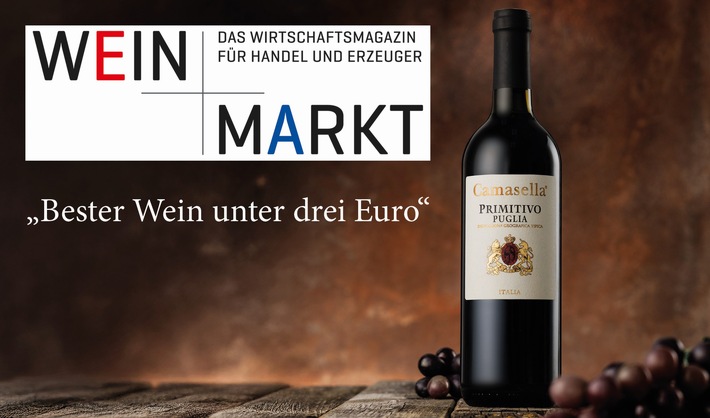 Bester Geschmack zu kleinem Preis: Süditalienischer Rotwein von NORMA zum Testsieger gekürt / Platz eins in der Kategorie &quot;Weine unter drei Euro&quot;