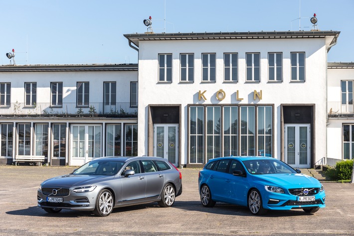 Mit neuer Doppelspitze in den Herbst: Volvo V90 und Volvo V60 Polestar bilden ein Duo der Gegensätze