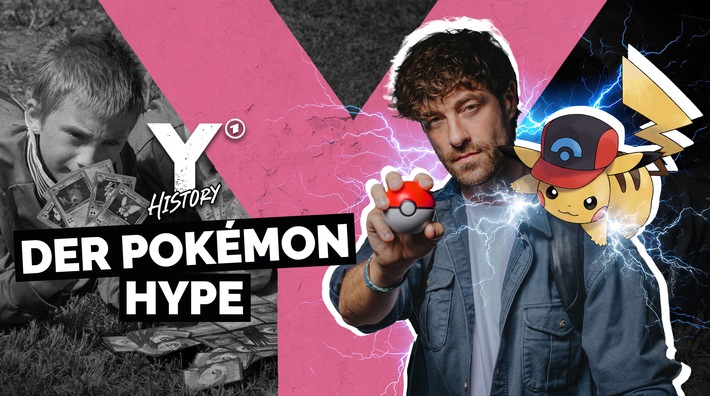 "Y-History: Der POKÉMON-Hype: 30 Jahre Pikachu, Karten und Kult" in der ARD Mediathek ab 21. September