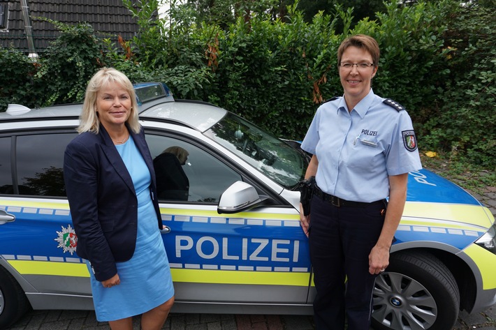 POL-RE: Datteln/Oer-Erkenschwick/Waltrop: Polizeipräsidentin begrüßt neue BSD-Leiterin