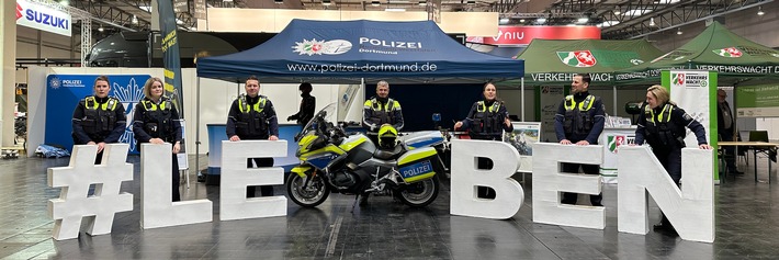 POL-DO: Motorradmesse in den Westfalenhallen - Verkehrssicherheitsberater der Polizei laden zum Austausch ein