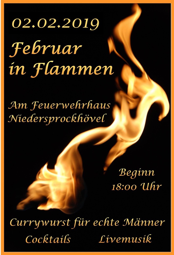 FW-EN: &quot;Februar in Flammen&quot; - Die heißeste Party im Winter