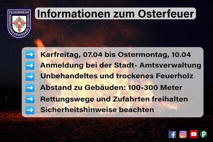 FW-SE: Informationen für das anstehende Osterfest