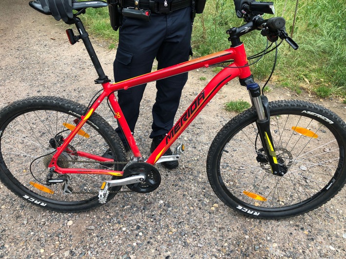 POL-PDLD: 09.06.2020, 10.30 Uhr Hochwertiges Fahrrad aufgefunden