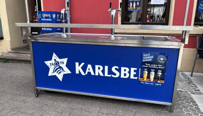 POL-SLS: Zeugenaufruf nach Diebstahl einer Buffettheke in der Saarlouiser Altstadt