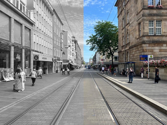 Ausstellung „Fußgängerzonen im Wandel | Ein Blick auf Kassels Innenstadt“