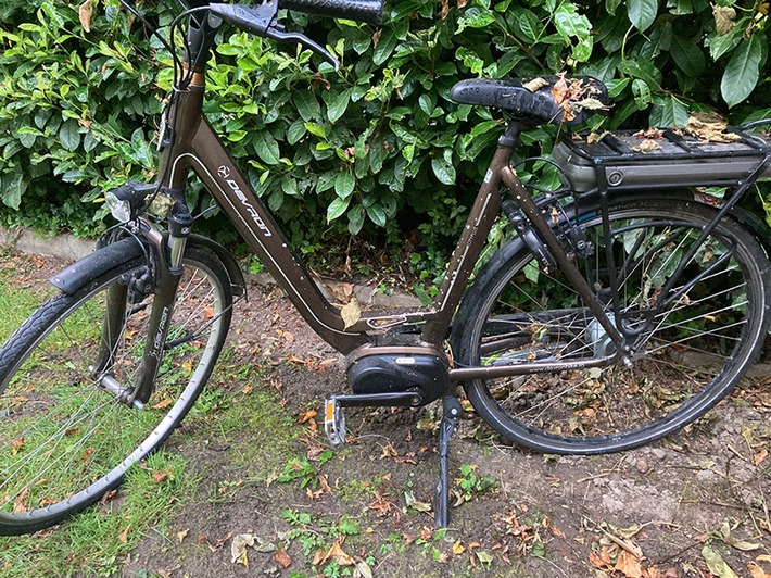 POL-ST: Rheine, Eigentümer gesucht, Pedelec sichergestellt