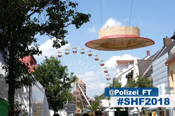 POL-PDLU: Polizeiliche Bilanz zum vierten und letzten Festtag des Strohhutfestes